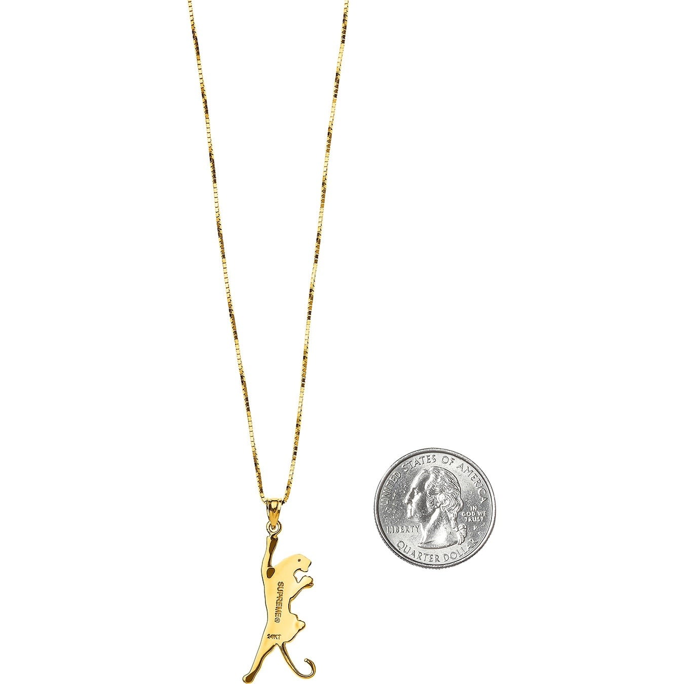 Panther Gold Pendant view 3